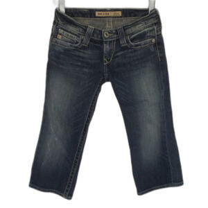 BIG STAR Capri Jeans, 24, SWEET Ultra Low rise, Zipper, 5 pockets, Cotton blend